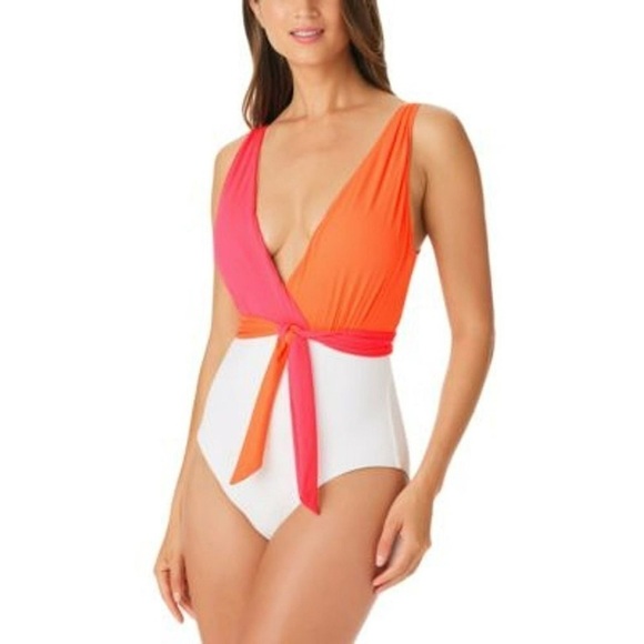 SANCTUARY SWIM color block one piece medium - Picture 2 of 4